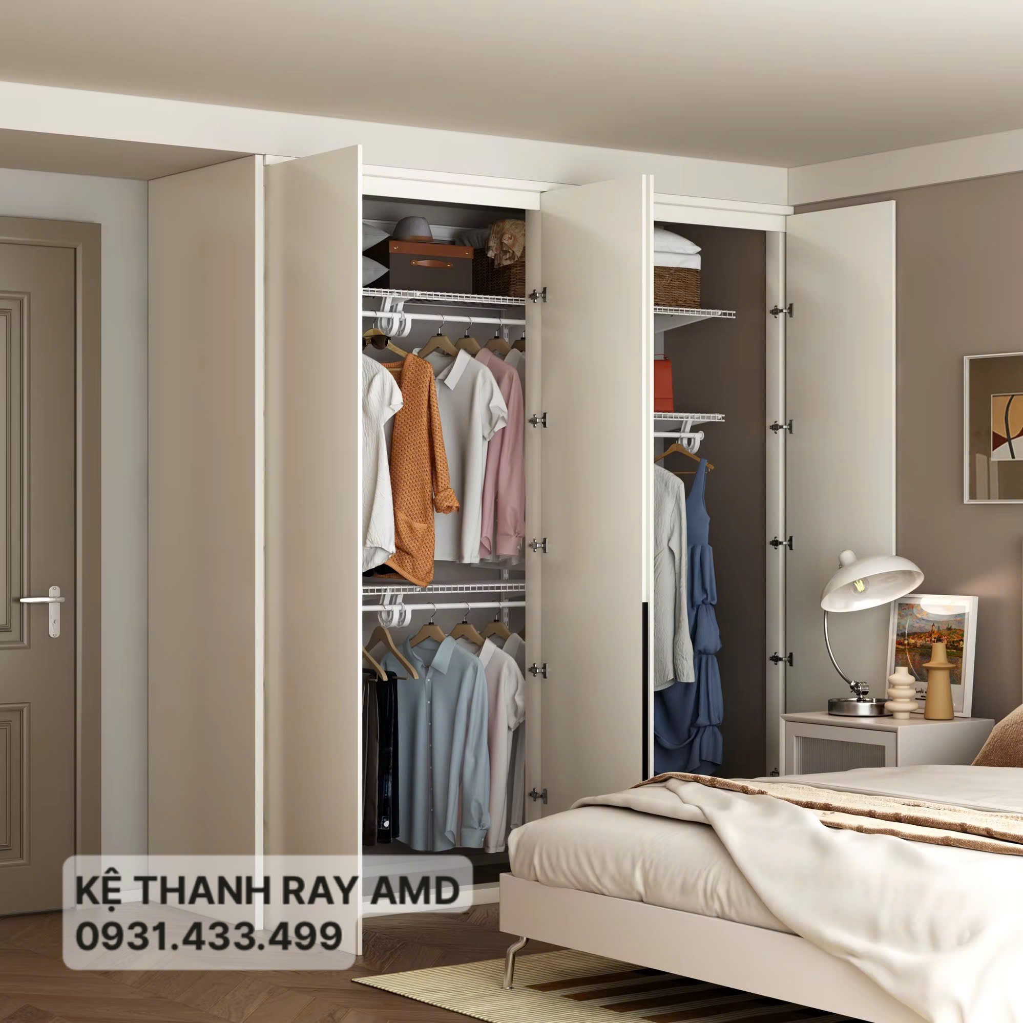 Giải pháp không nằm ở việc có thêm nhiều đồ – mà là sắp xếp lại bằng bộ thanh ray AMD