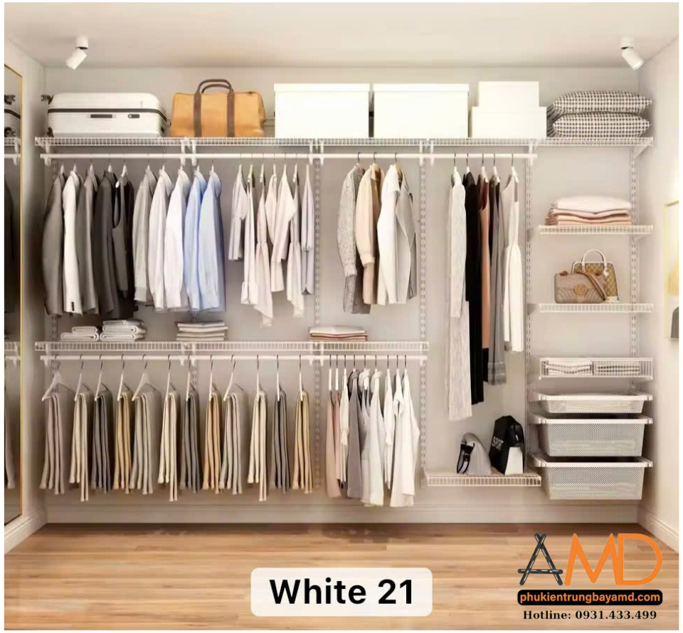 Bộ kệ AMD như một thay đổi nhỏ nhưng căn phòng trông thoải mái hơn.