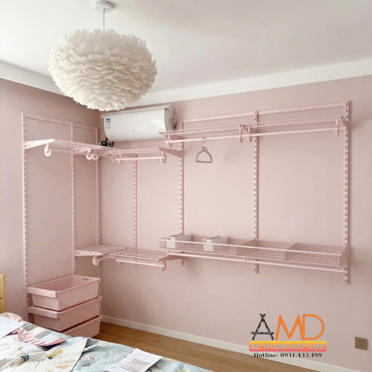 MẪU KỆ PINK ROSE MỚI CHO KHÔNG GIAN NHẸ VÀ HIỆN ĐẠI HƠN ✨