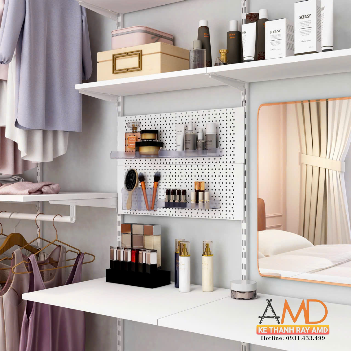 PEGBOARD: PHỤ KIỆN NHỎ NHƯNG ĐƯỢC KHÁCH HÀNG YÊU CẦU THÊM NHIỀU NHẤT