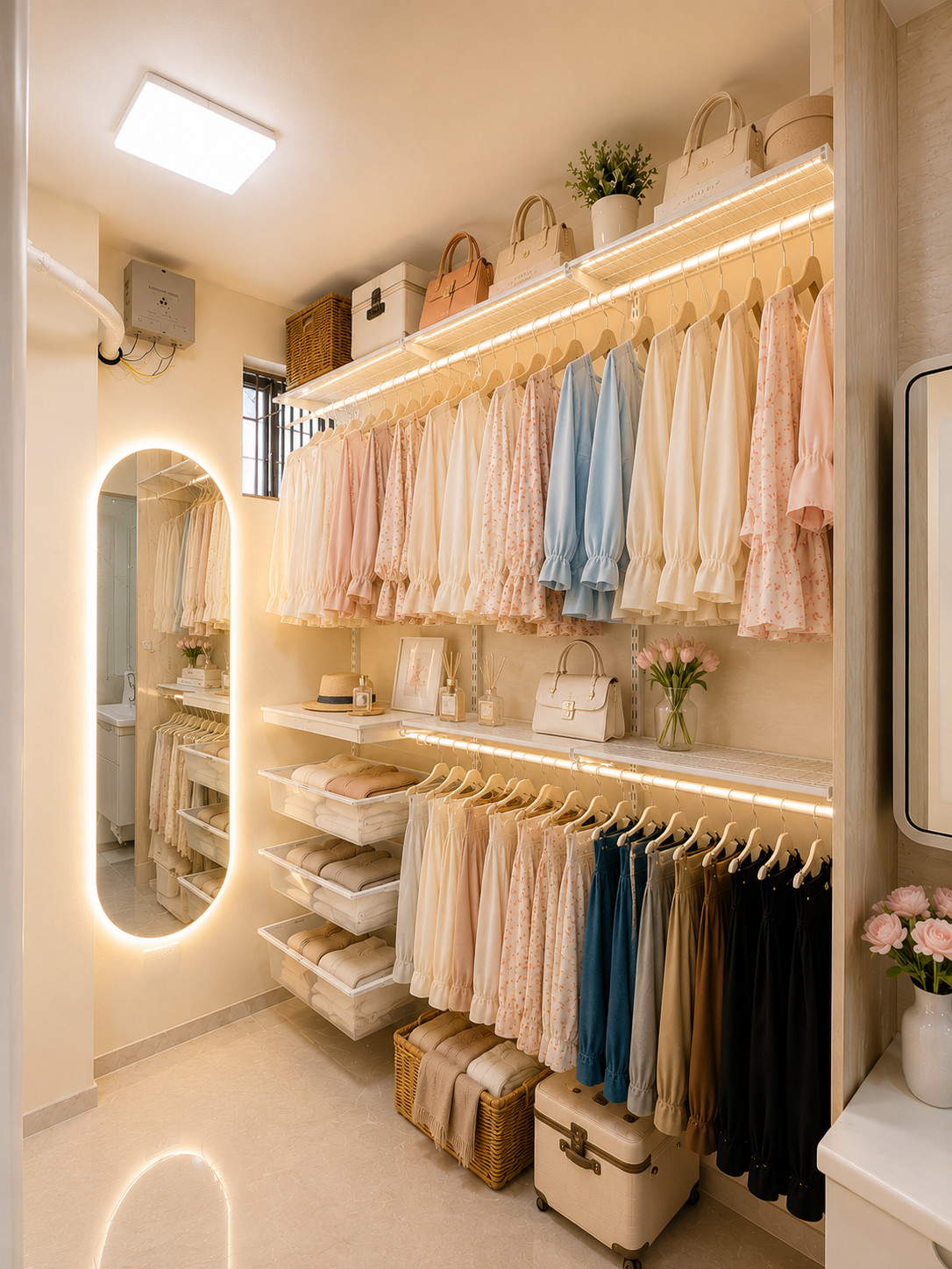 4 SAI LẦM KHIẾN PHÒNG THAY ĐỒ NHỎ TRỞ NÊN CHẬT CHỘI