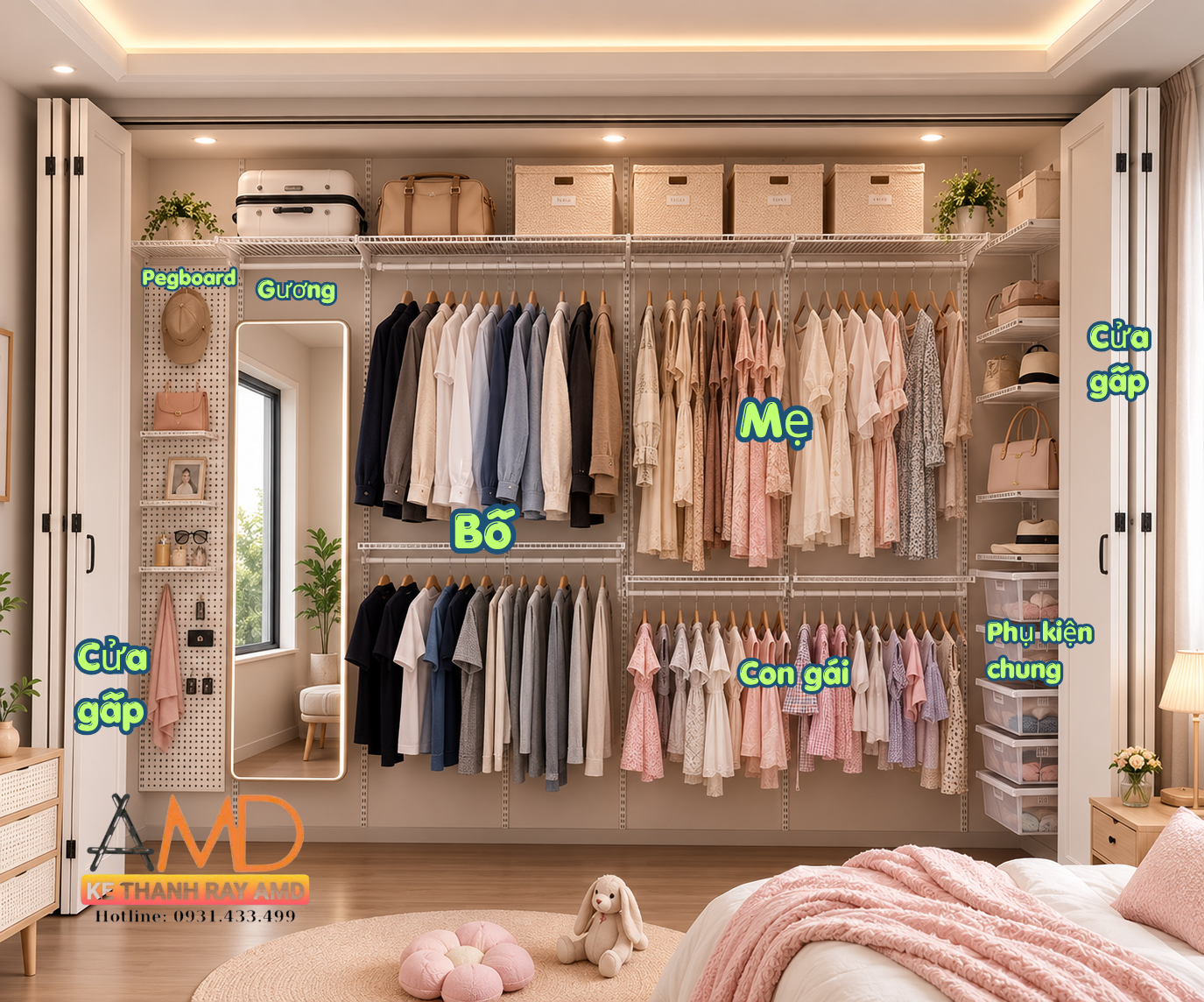 KỆ THANH RAY AMD - VÌ SAO NGƯỜI BẬN RỘN THÍCH HỆ TỦ MỞ?