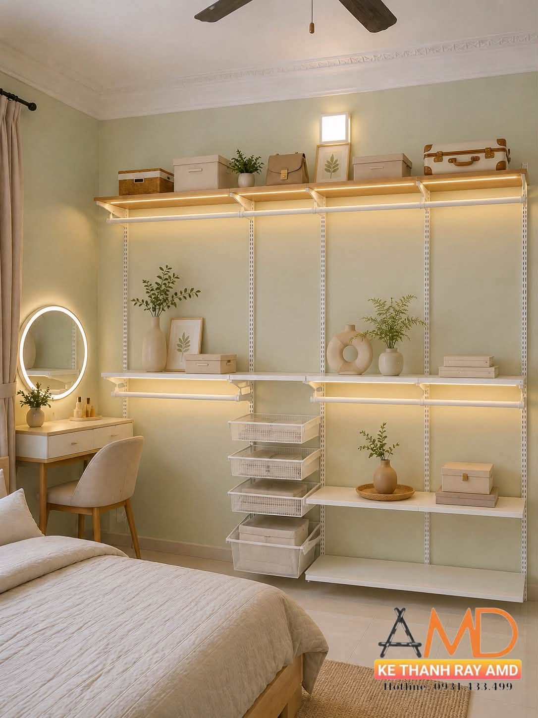 5 CÁCH GIỮ TỦ QUẦN ÁO KHÔNG BAO GIỜ QUÁ TẢI